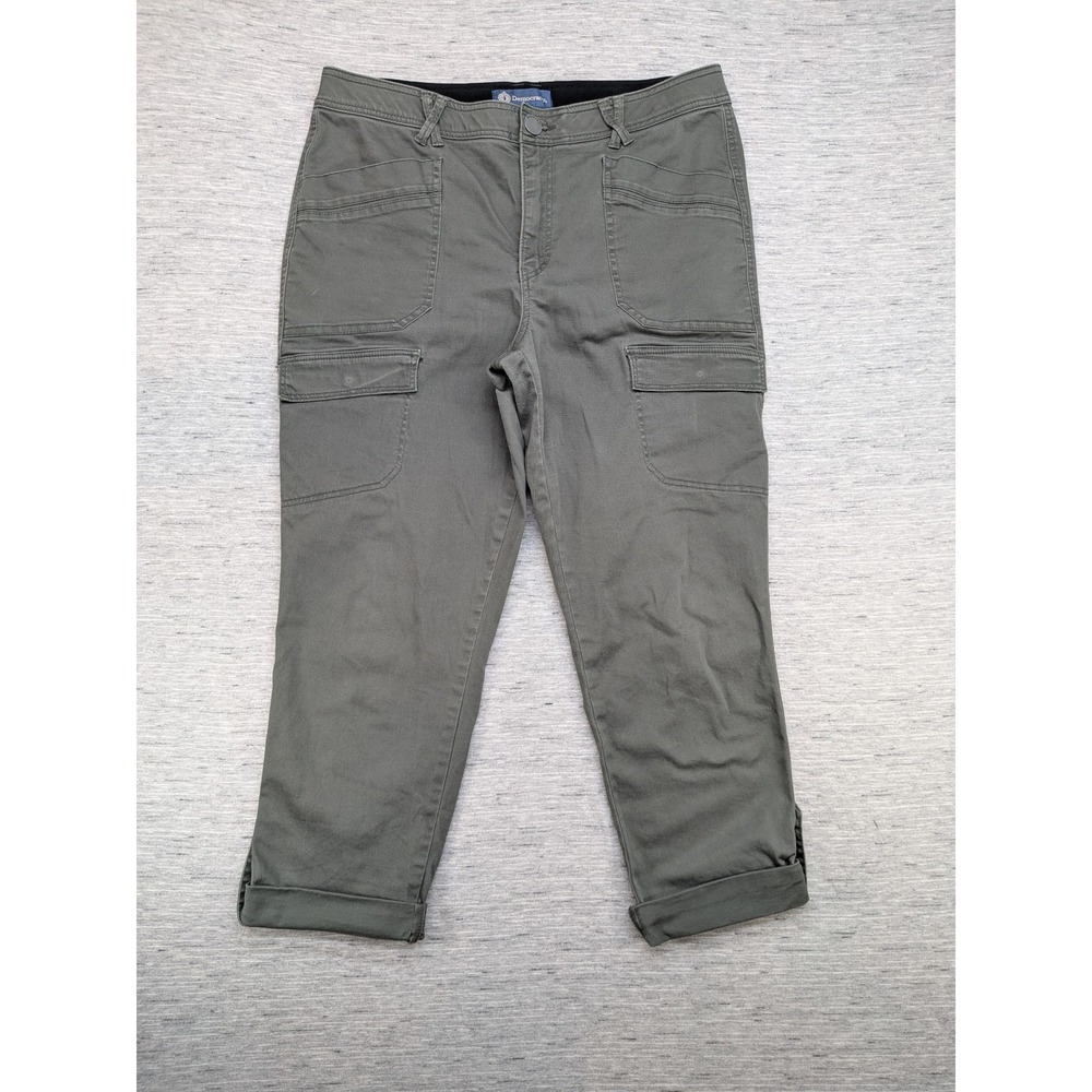 Democracy Green Cargo Shorts Utility Style